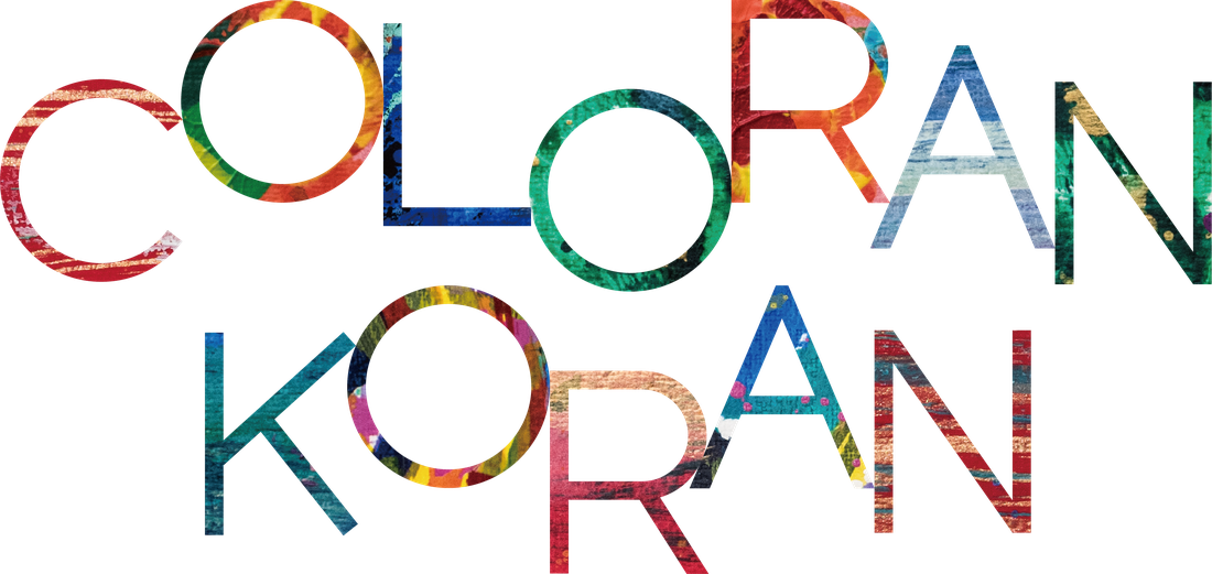 COLORAN KORAN — 文字は石島小夏の絵から切り出されている