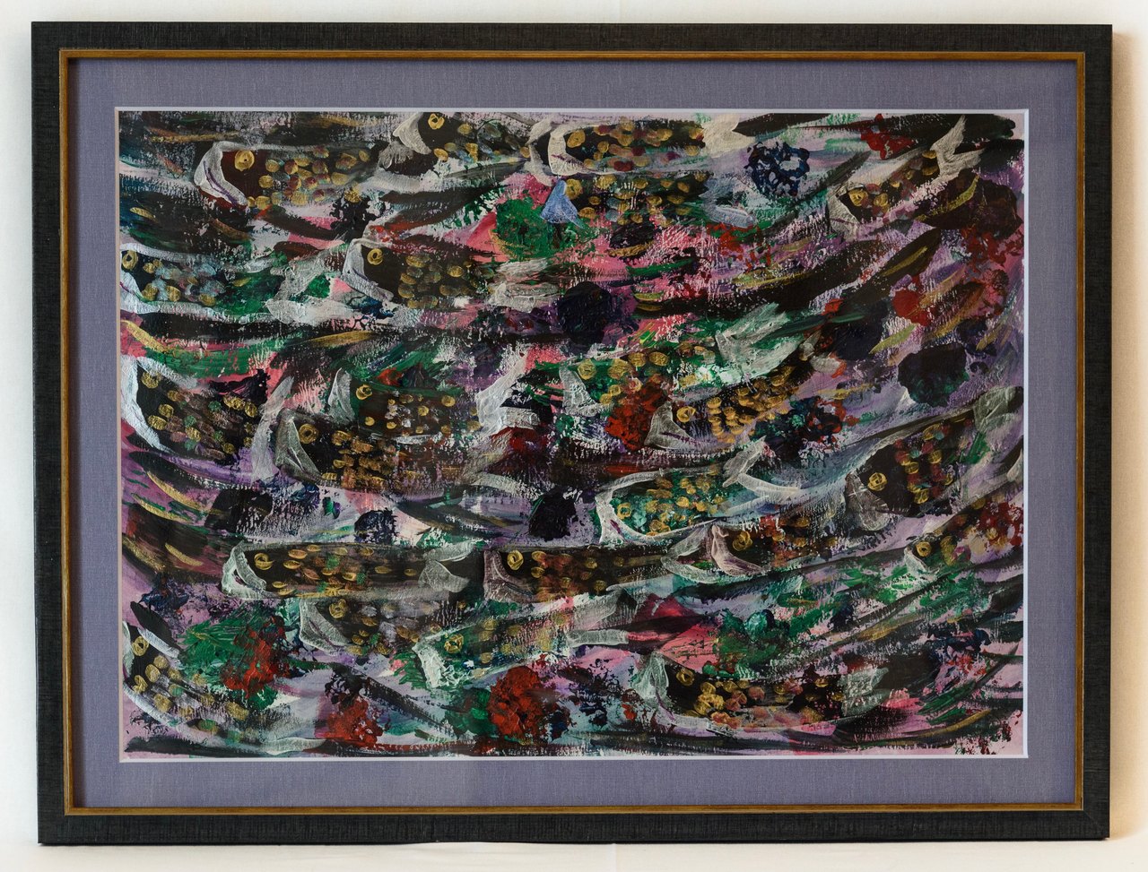 鯉のぼり（carp streamers） — painting by Konatsu Ishijima