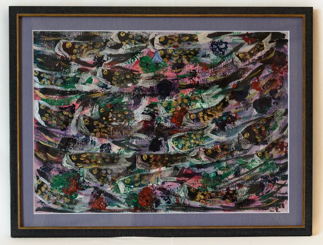 鯉のぼり — painting by Konatsu Ishijima