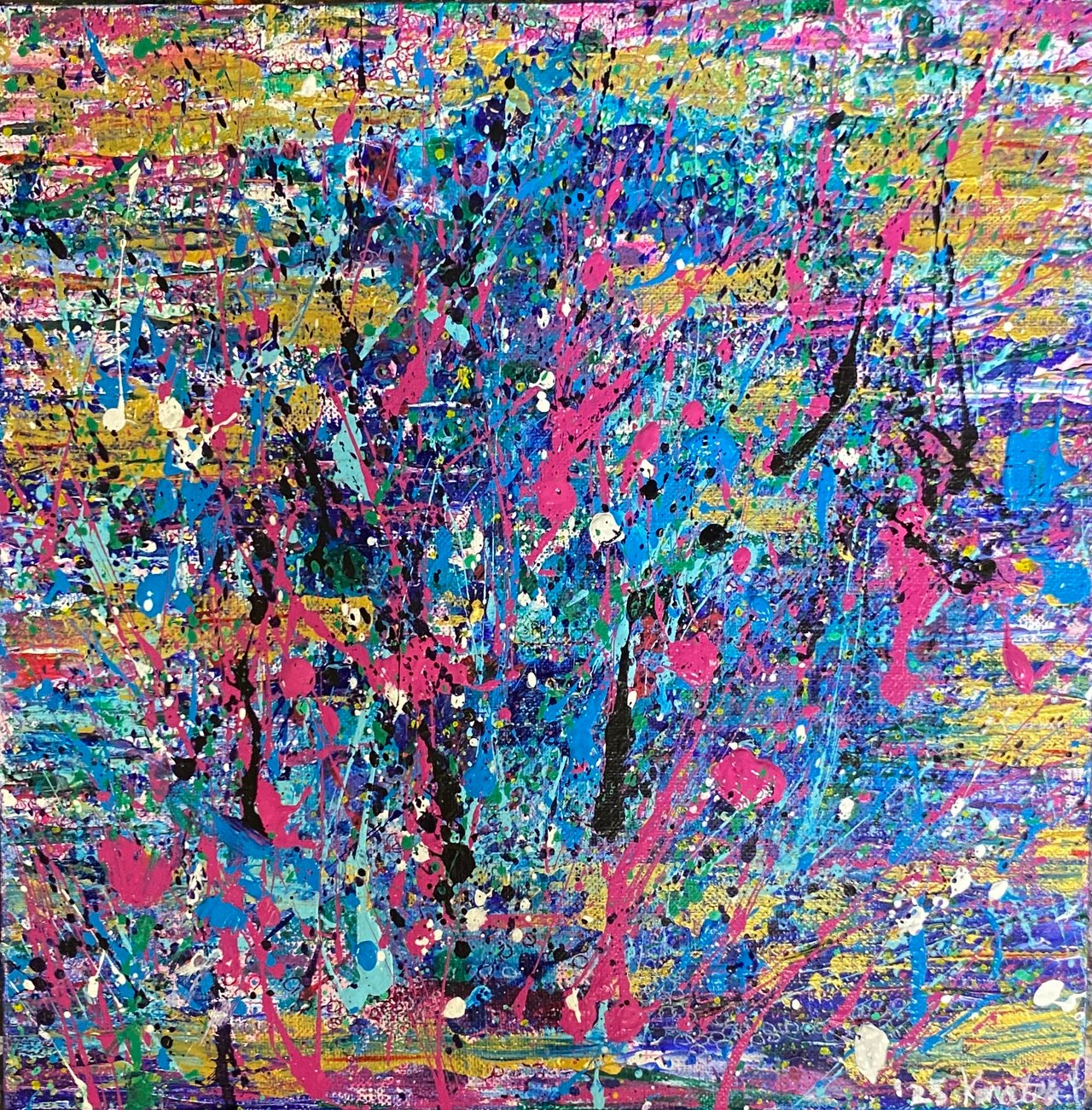 未知の織（Fabric of the Beyond） — painting by Konatsu Ishijima