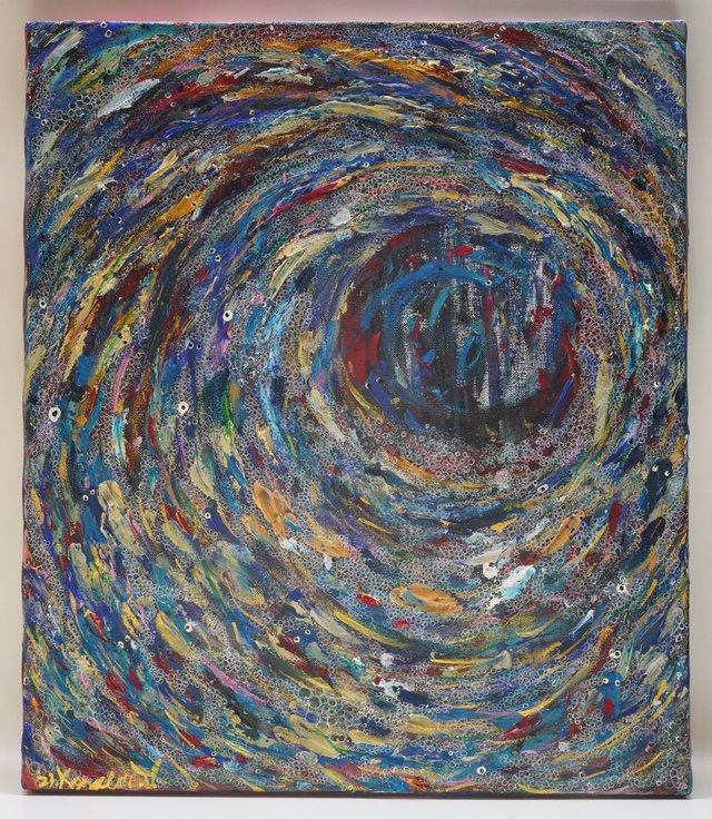 潮騒 — painting by Konatsu Ishijima