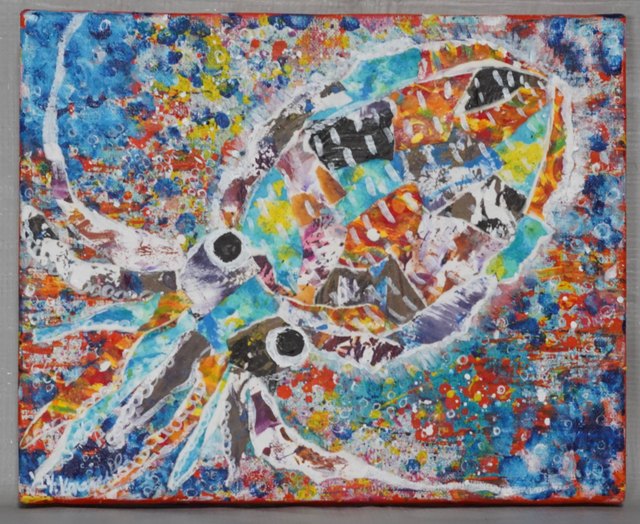 うたかたの甲 — painting by Konatsu Ishijima